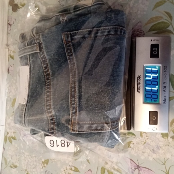 WeWoreWhat High Rise Blue Jeans Danielle Exposed Button Womens 25 - Picture 9 of 11